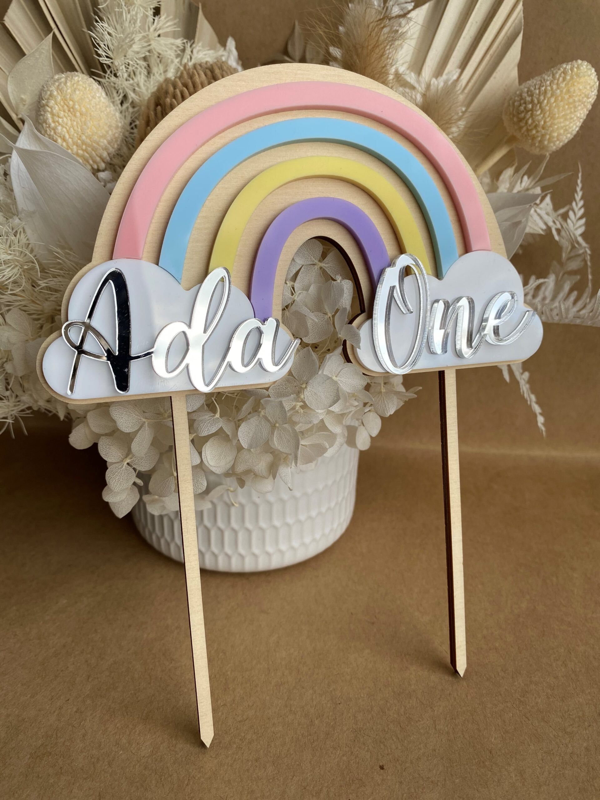 Birthday Cake Rainbow Design | Rainbow Cloud Cake Topper - Cake Topper  Balloon - Aliexpress