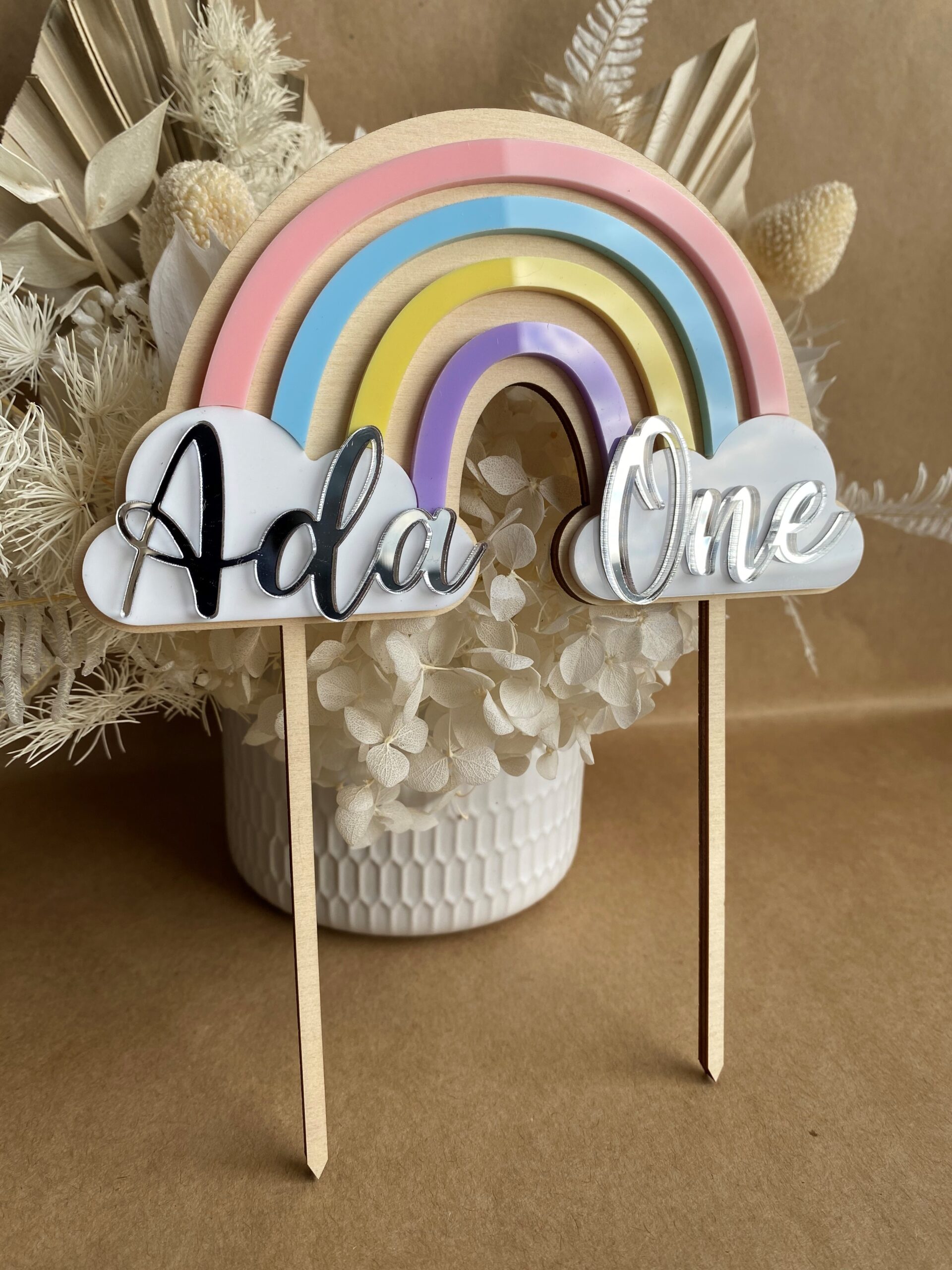 Rainbow with Clouds Cake Toppers | Country Kitchen SweetArt